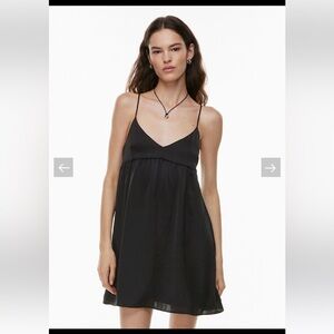 Aritzia Wilfred Lover Satin Mini Dress